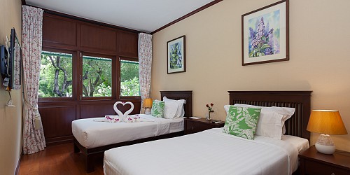 Suite One Bedroom Twin With Garden View