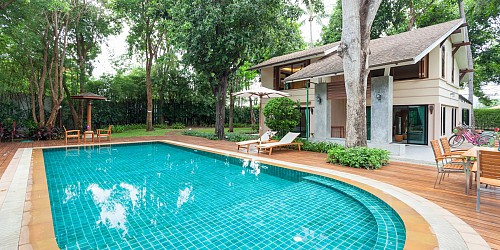 Private Pool Villa Three Bedroom With Bathtub